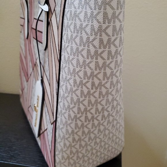 Michael kors Signature Sinclair East West Logo Large Tote Shoulder Bag - Picture 9 of 14